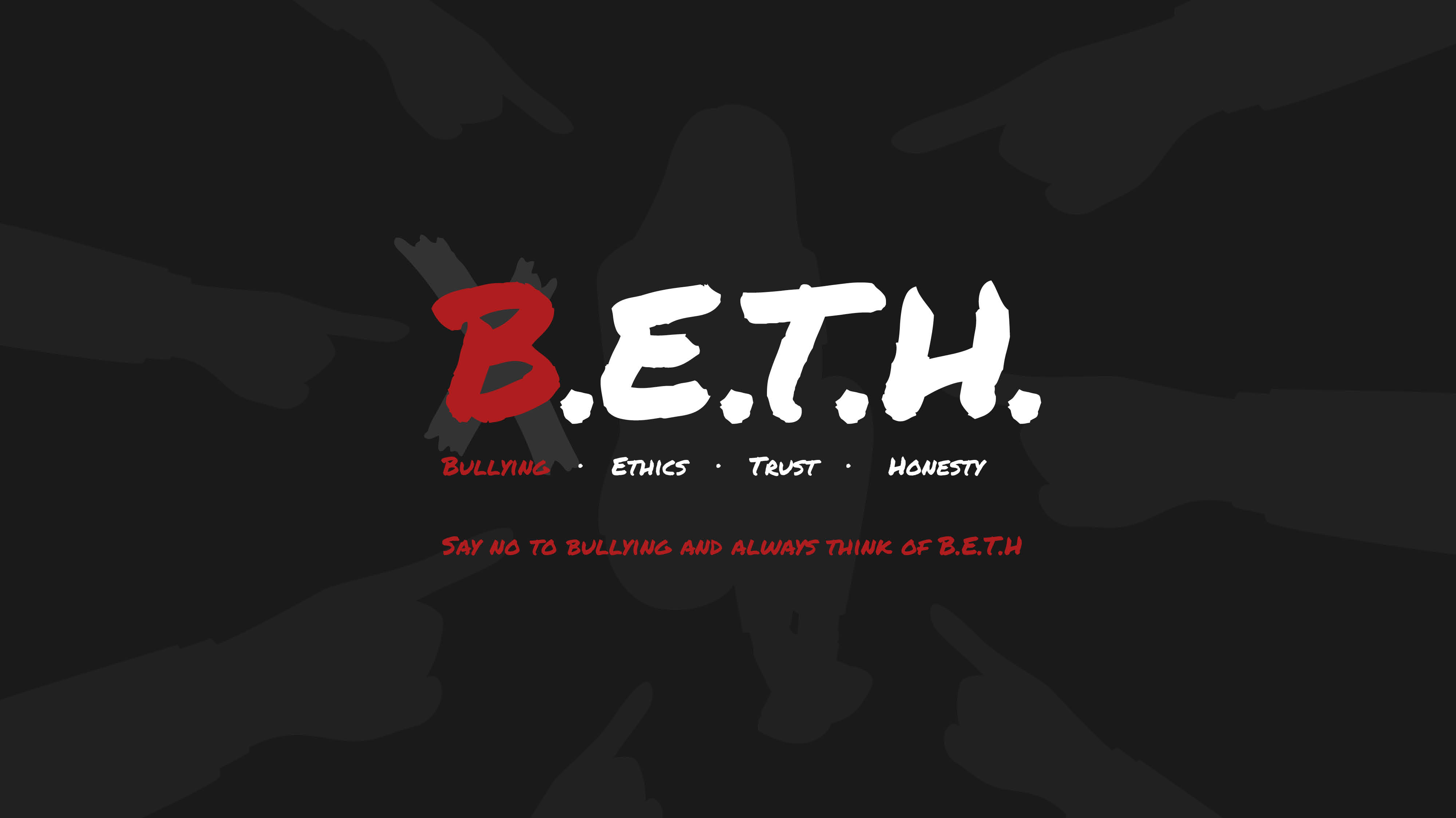 Bullying. Ethics. Trust. Honesty.